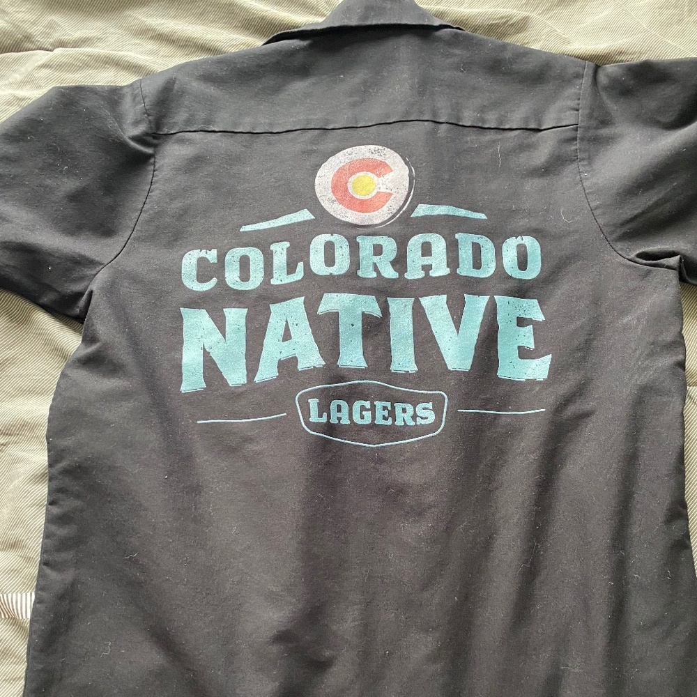 RARE Colorado Native Button Up Mechanic Shirt